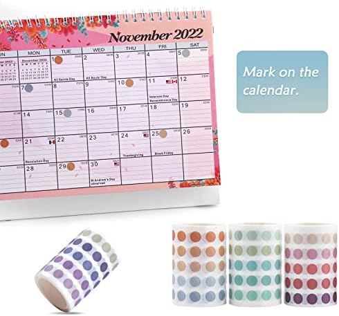 9000+ Washi Dot Stickers 5/16" 8 Rolls for Planners