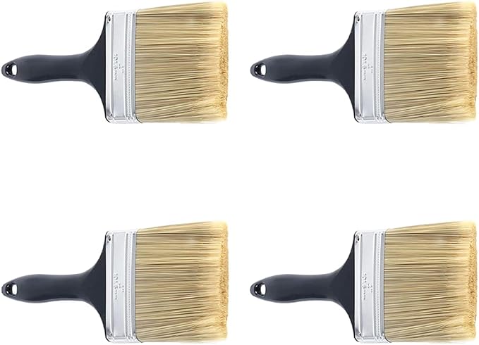 4 inch Flat Paint Brushes,Professional Paint Tools