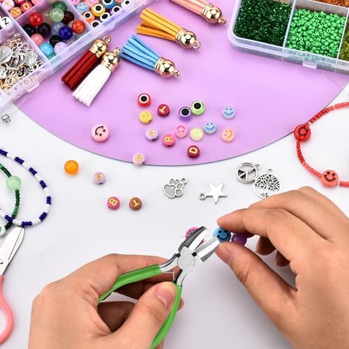 2 Pieces 6 in 1 Jewelry Pliers Jewelry Making Tool, Looper Pliers