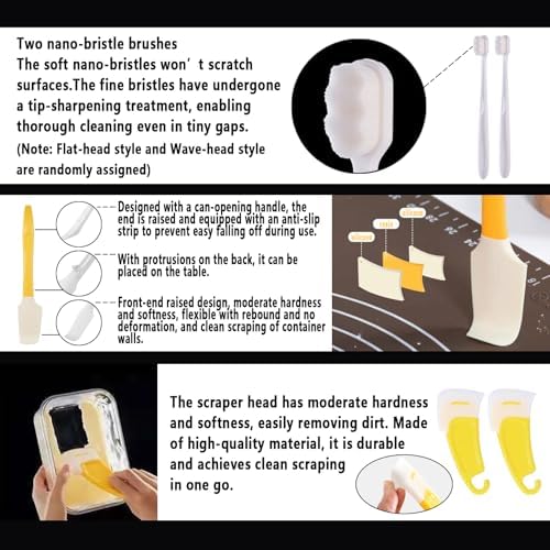 52 Pcs Resin 3D Printing Tool Kit with 304 Stainless Steel Resin Filter Funnel，Silicone Pad, Scraper，Tweezers & Cleaning Tools | Accessories for Model Removal, Resin Recycling & Post-Processing