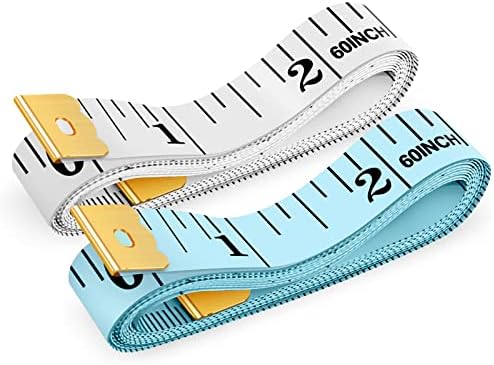 iBayam Soft Tape Measure 60" Double Scale Body & Sewing Tape, 2-Pack