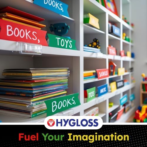 Hygloss Small Colored Poster Board 4x11 - 100 Assorted Standard Color Bulk Pack - Red, Yellow, Green, Blue, Black - 10 Pt. Thickness Poster Board Paper - Posterboard Multipack 4" x 11"