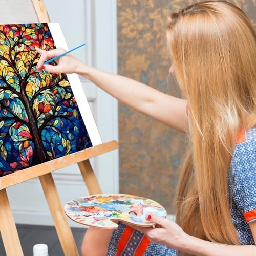 Paint by Numbers Kit for Adults, Tree of Life Acrylic Canvas Painting Set