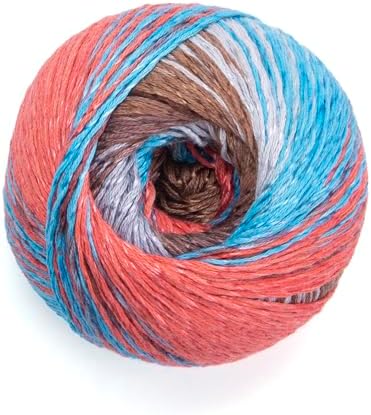 YarnArt Summer Dream Yarn 383 yd Fine Cotton Viscose, 70% Cotton 30% Viscose, Lightweight Knitting Yarn, Crochet Yarn for Summer Tops, Shawls, Cardigans, Baby Clothes & Accessories (4311, Pack of 1)