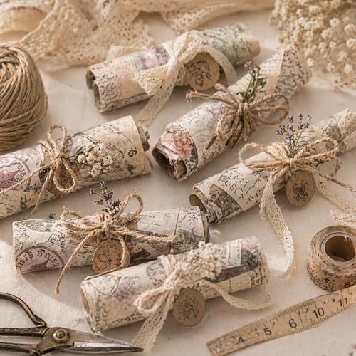 400 Sheets Vintage Scrapbook Papers Journaling Scrapbooking Supplies