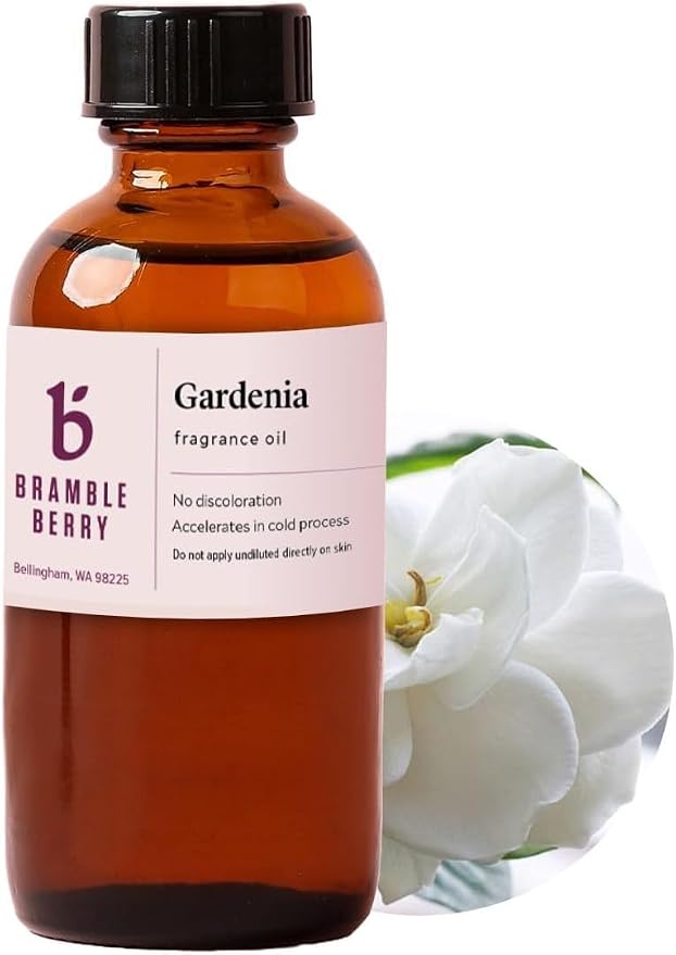 Brambleberry Gardenia Fragrance Oil | Floral Garden Scent for Soap & Lotion