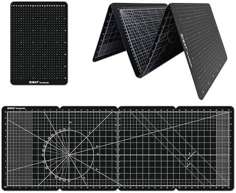 iMAT Flip Cutting Mat M Type Foldable Double-Sided Black