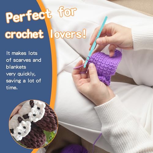 QMNNMA 5.5 mm Crochet Hook, Ergonomic Crochet Hooks, Crochet Needles