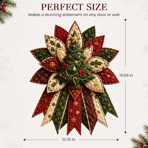 Daily Partner Quilted Christmas Door Hanging DIY Sewing Kit (A11)