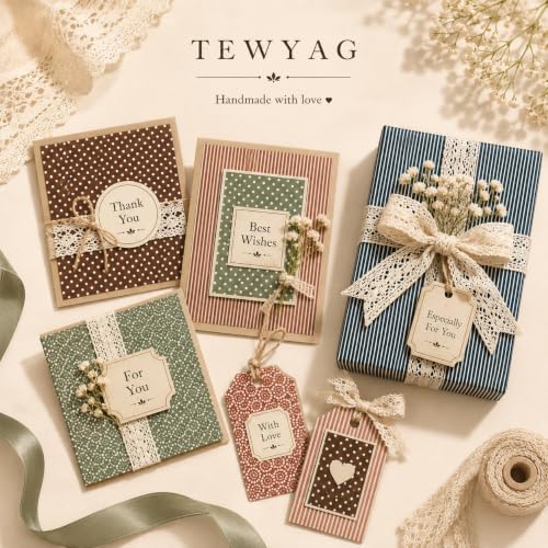 Vintage Scrapbook Paper Double Sided 12x12 Boho Earthy Geometric 24 Sheets