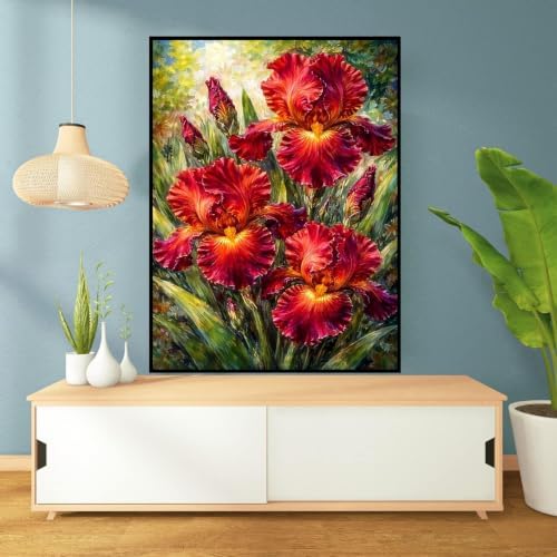 Axquilon Flowers Diamond Art Kits for Adults 12x16 inch