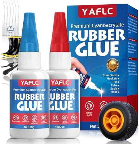 Rubbe Glue, Super Glue for Rubber 40g