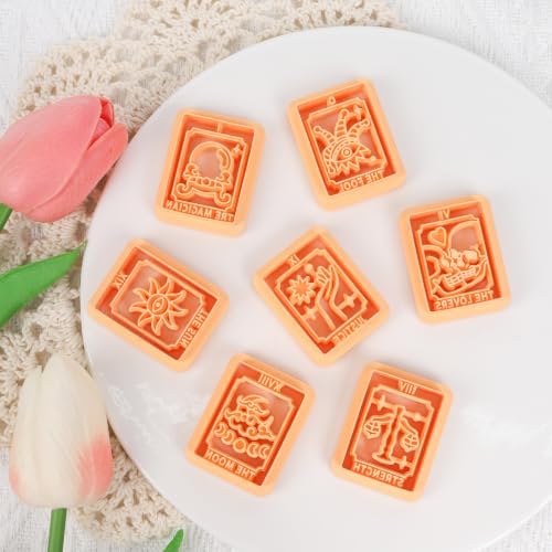 Puocaon Tarot Clay Cutters Polymer Clay Cutters for Jewelry Earrings Making