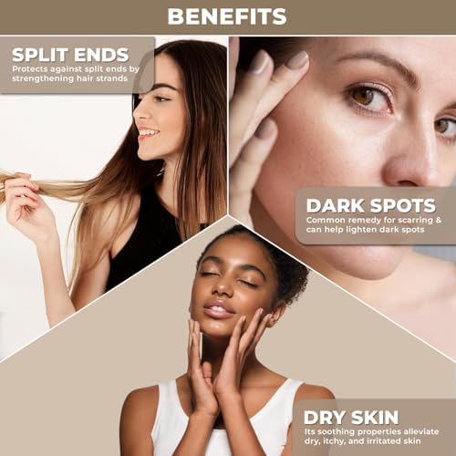 Vitamin E Oil - Cold Pressed for Skin, Face & Hair| 100% Pure Body Oil After Shower | Acne, Spots & Marks | Nails Moisturizer & Cuticle Care | Soap Making Supplies