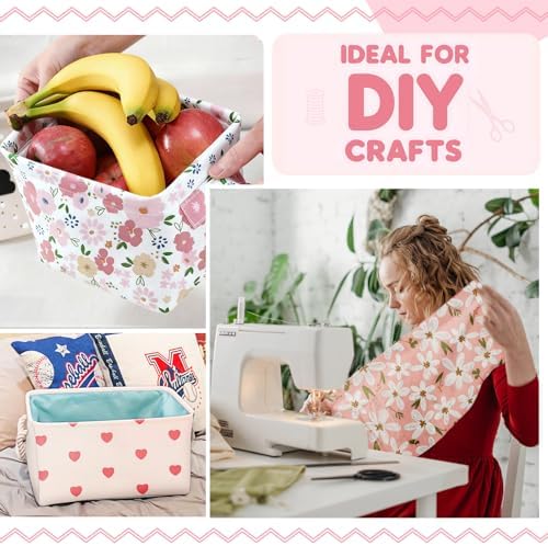 Aubliss 8pcs Fat Quarter Fabric Bundles (100% Cotton - 20'' x 20'')