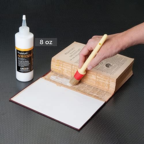 Lineco Neutral pH Adhesive, Acid Free All-Purpose Glue, White, 8 OZ, 2 Pack