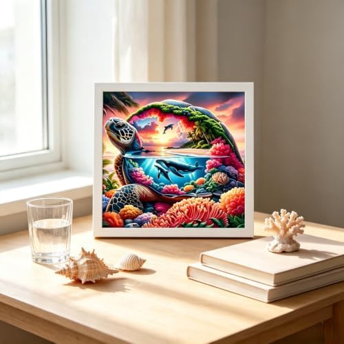 CSZPPQAF Diamond Painting Kits for Adults, Sea Turtle Diamond Art
