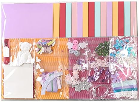 Huralona Greeting Card Making Supplier Envelope Kit Gift Anniversary Craft | Handmade DIY Card Kits 15 Cards 15 Envelopes and Dec Accessories for Birthday Thanksgiving Christmas Wedding Invitation