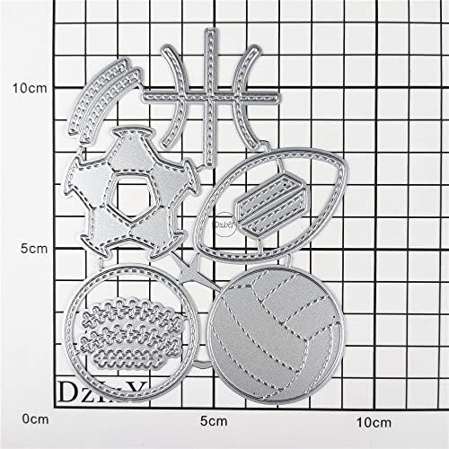 Nice Volleyball Football Metal Cutting Dies for Card Making