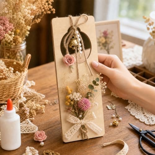 16 PCS 9.5"x 3.25" x 0.1" Unfinished Wooden Door Knob Hangers - Blank for DIY Crafts, Ideal for Home, Hotel & Office Decor