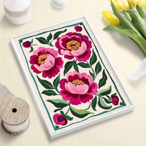 Diamond Art Kits for Adults, Peony Diamond Art Painting Kits for Adults