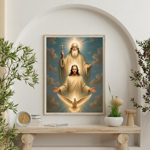 Xylogist Jesus Diamond Art Kits for Adults, 5D Diamond Painting Jesus