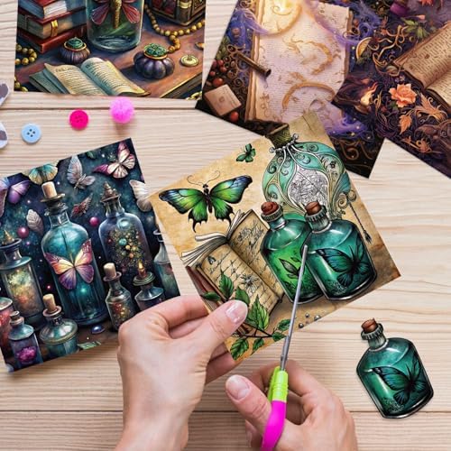 6x6" Scrapbooking Paper Pad Single Sided Decorative Colored Papers