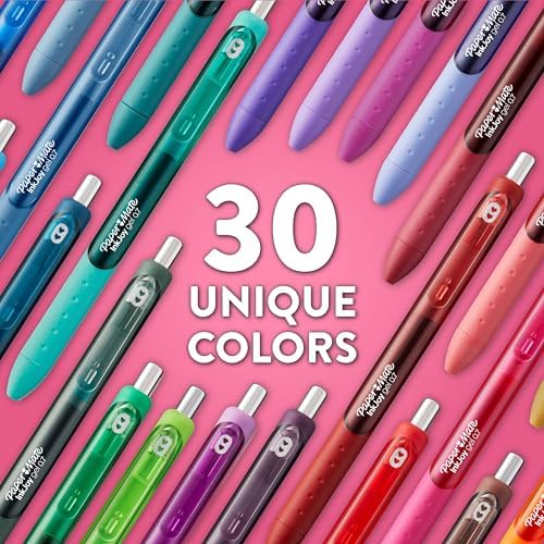 Paper Mate InkJoy Gel Pens Medium Point Assorted,10 Count (Pack of 12)