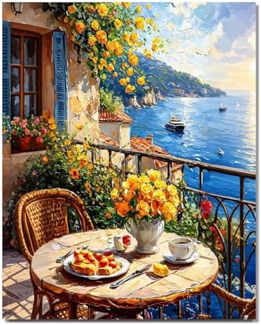 Paint by Numbers kit for Adults,Landscape Paint by Numbers Kits16x20 inch