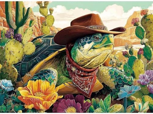 Cowboy Turtle Diamond Art Kits for Adult diamond painting kits for adults