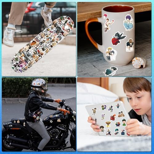 Arme Anime Stickers Pack, Waterproof Stickers for Water Bottles 600PCS | Anime Stickers for adults, Kids, Car, Teens, Cute Anime Vinyl Stickers Decals for Party, Birthday, UV Resist, Pre-cut