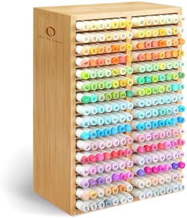 Ohuhu Bamboo Marker Organizer Hold 224 Markers for Honolulu Oahu Series