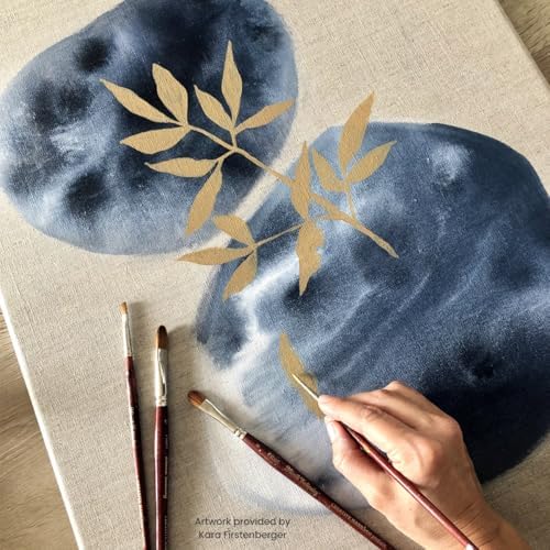 Jerry's Artarama Senso Clear Primed Linen Stretched Canvas 3/4", 6 Pack 20×24" - Durable Canvas for Painting with Medium Tooth Linen Weave Surface, Ideal for Oil, Acrylic and Alkyd Colors