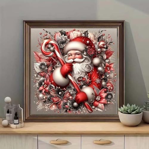 Christmas Diamond Art Kits for Adults, Santa Claus Diamond Painting Kits