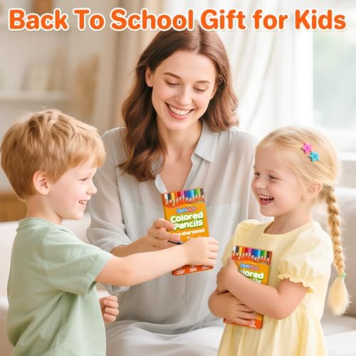 AuroTops 100 Packs Colored Pencils Bulk,1200 Count Colored Pencils in Bulk