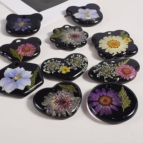16-Piece Jewelry Mold Set - Oval Pendant, Resin & Clay, 3D & Silicone Molds for Resin Casting & Candle Making