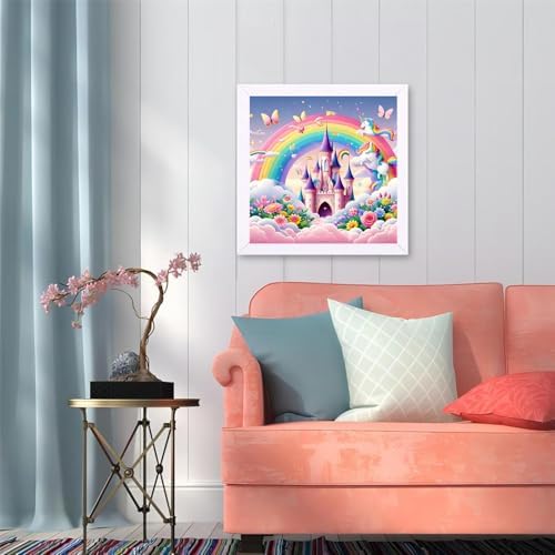 JAKI Diamond Art Painting Kits for Adults Castle 13.8x13.8inch