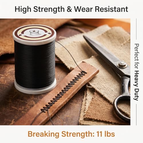 300Yards T70 Extra Strong Bonded Nylon Thread Heavy Duty Upholstery Thread