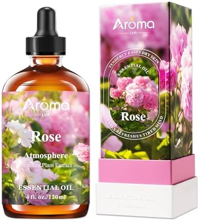 Rose Essential Oil in Premium Gift Box - 4 Fl Oz