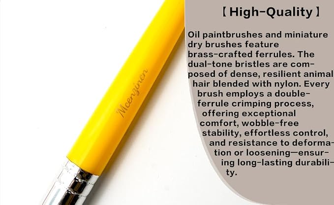 10Pcs Kids Paint Brushes Set for Watercolor, Acrylic & DIY Crafts