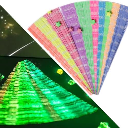 Luminous star paper strips, origami strips (20 colors/600 sheets)