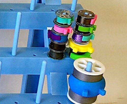 12 Piece Bobbin Holder Set for Sewing Machines - Bobbin Clamps for Organizing Threads and Avoiding Tangles