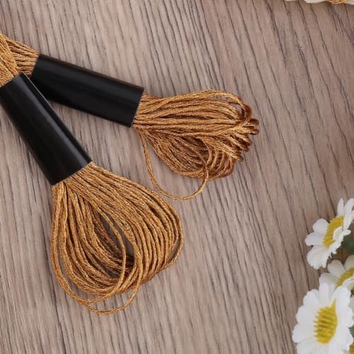 Gosknor 6 Skeins Embroidery Threads, Metallic Embroidery Floss