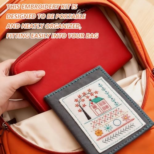OYSMY Embroidery Stitch Book Kit,2026 New Embroidery Kit with 86 PCS Sewing Kit,Includes Illustrated Guide to 106 Universal Embroidery Stitches for Beginners and Craft Lovers(3 Set)