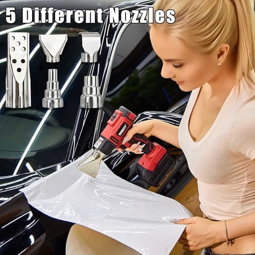 Cordless Heat Gun with Display for Milwaukee M18 Battery(No Battery)
