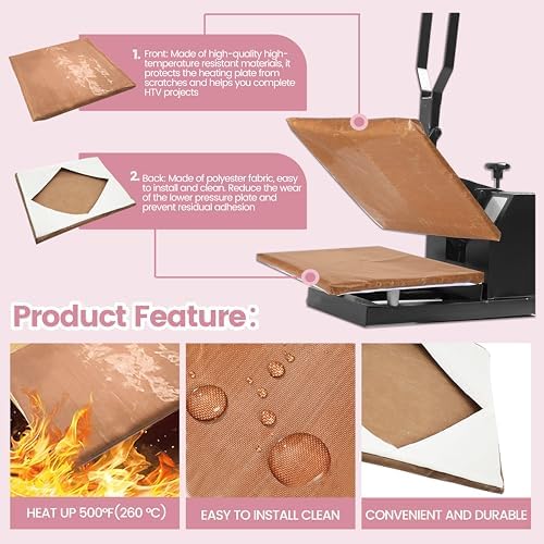 DNSGOOR Sublimation Shirts Tool Kits for Vinyl Alignment
