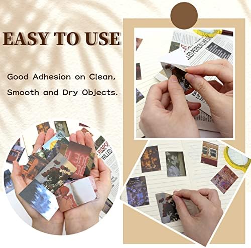 600 Pieces Washi Sticker Set, 12 Set Scrapbooking Diary Planner Album Diary Notebook, Scrapbooking Sticker Journaling Supplies for DIY Arts and Crafts Card Making Laptop Decoration
