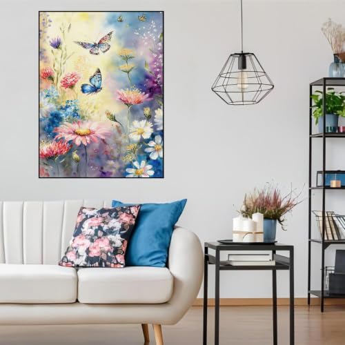 WUDWL Flower Diamond Art Kits for Adult Diamond Painting Kits for Adults