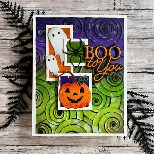 Patchwork Halloween Pumpkin Metal Cutting Dies for Card Making
