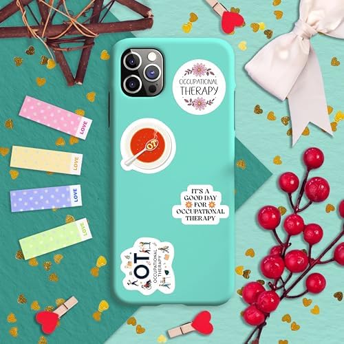 100Pcs Funny Occupational Therapy Stickers and Decals for Water Bottle, Laptop- Occupational Therapy Gifts, OT Day Party Decorations and Favors - Physical Therapist Stickers - Gift for Women & Men